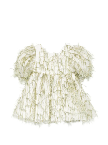  Alapage Fringed Dress - Green 