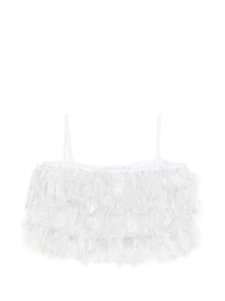  Alapage Fringed Top - White 