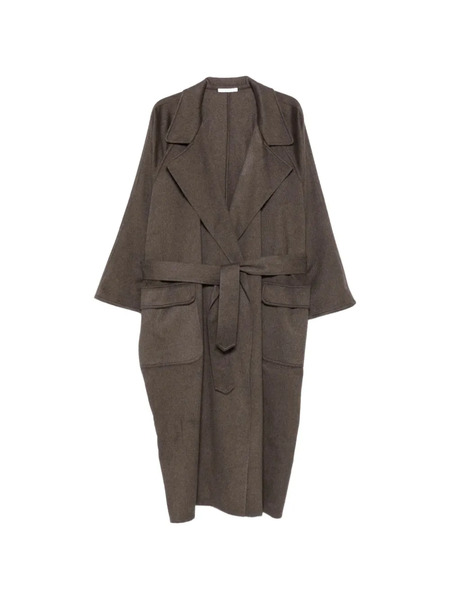  Alberta Ferretti Belted Coat - Brown 