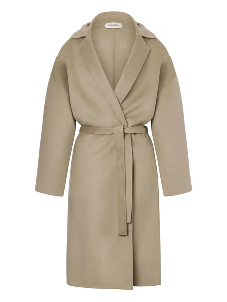  Alberta Ferretti Belted Coat - Neutrals 
