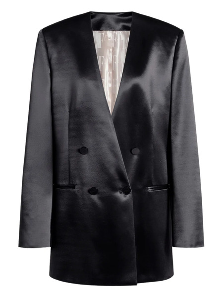  Alberta Ferretti Double-breasted Blazer - Black 