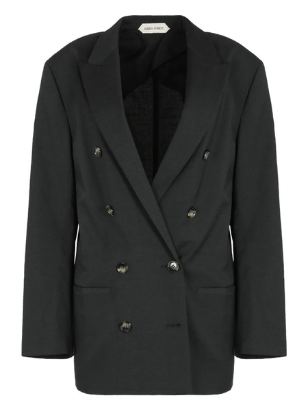  Alberta Ferretti Double-breasted Blazer - Black 