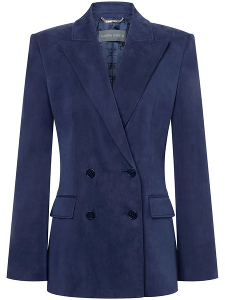  Alberta Ferretti Double-breasted Blazer - Blue 