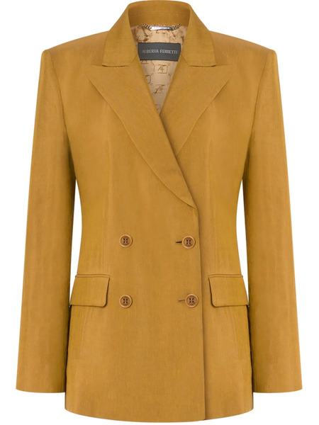  Alberta Ferretti Double-breasted Blazer - Brown 