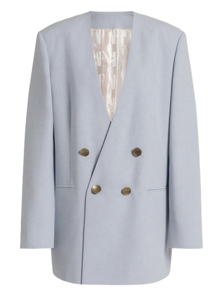  Alberta Ferretti Double-breasted Jacket - Blue 