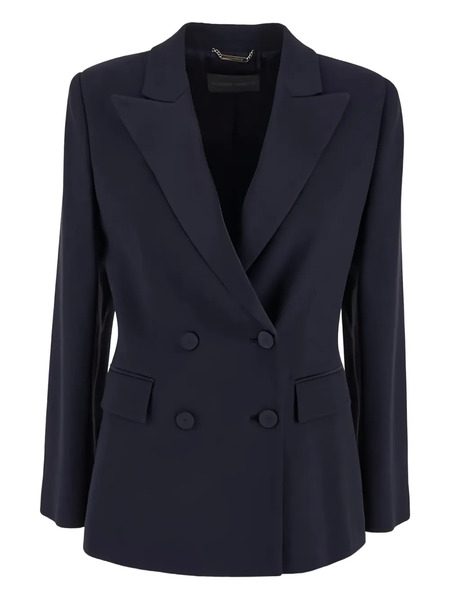 Alberta Ferretti Double-breasted Peak-lapel Blazer - Blue 