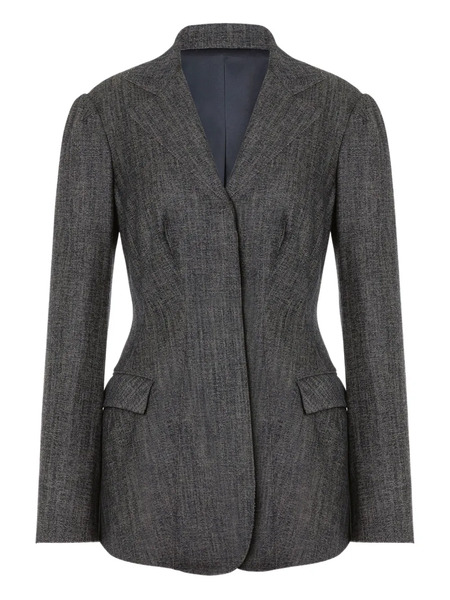 Alberta Ferretti Fitted Blazer - Black 