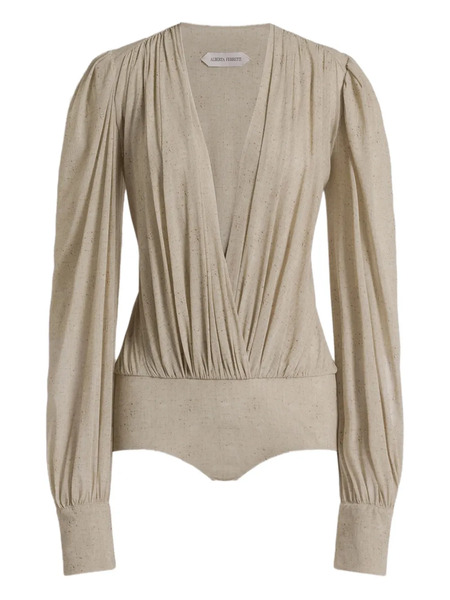  Alberta Ferretti Long-sleeve Bodysuit - Neutrals 