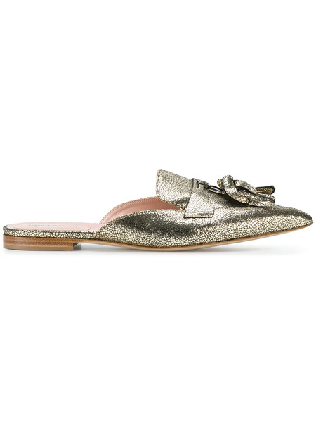  Alberta Ferretti Mia Mules - Metallic 