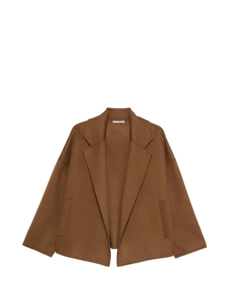  Alberta Ferretti Oversized-lapel Jacket - Brown 