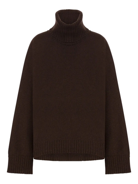  Alberta Ferretti Roll-neck Jumper - Brown 