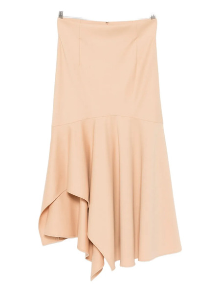  Alberta Ferretti Ruffled Midi Skirt - Neutrals 