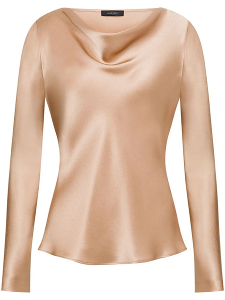  Alberta Ferretti Satin-finish Blouse - Neutrals 