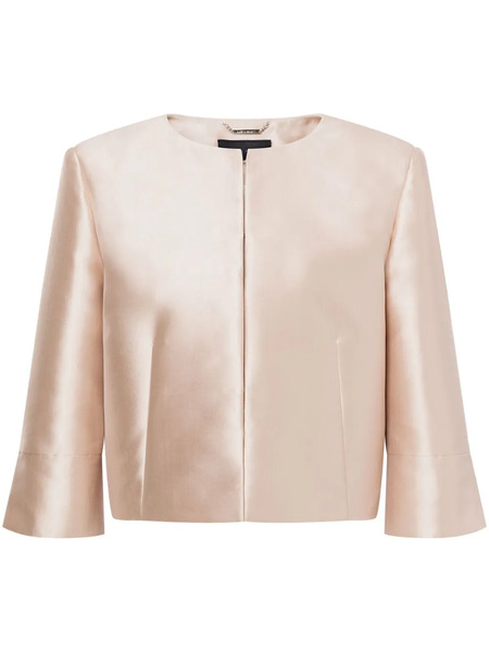  Alberta Ferretti Satin Jacket - Neutrals 