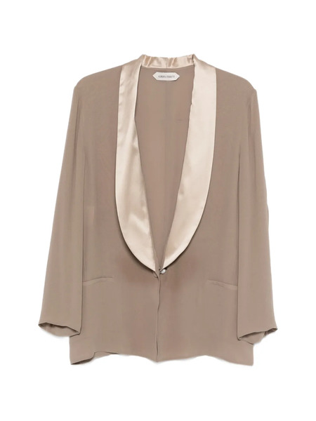  Alberta Ferretti Shawl-lapel Single-button Blazer - Neutrals 