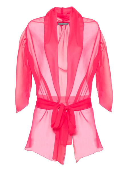  Alberta Ferretti Silk Jacket - Pink 