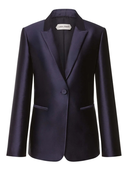  Alberta Ferretti Single-breasted Blazer - Blue 