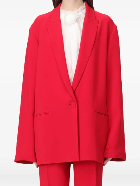  Alberta Ferretti Single-breasted Jacket - Red 