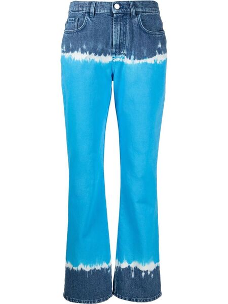  Alberta Ferretti Tie-dye Flared Jeans - Blue 