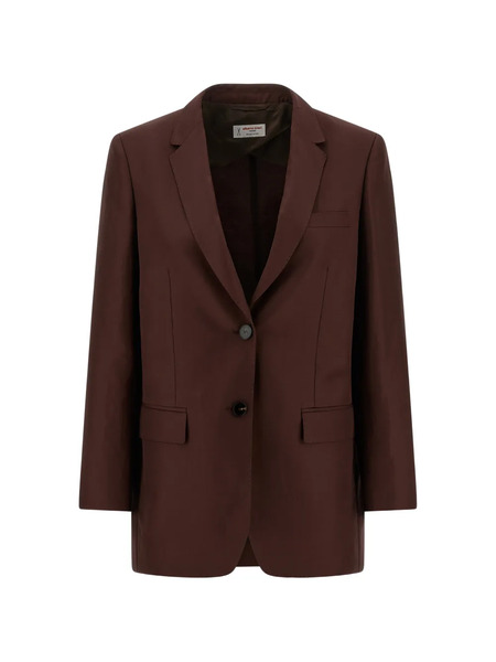  Alberto Biani America Buttoned Blazer - Brown 