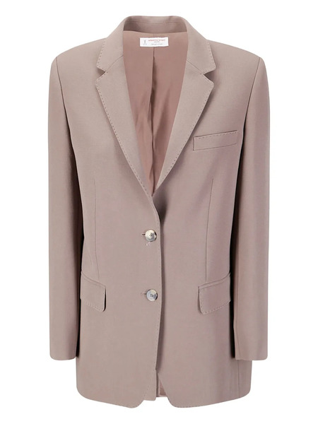  Alberto Biani Button Blazer - Brown 