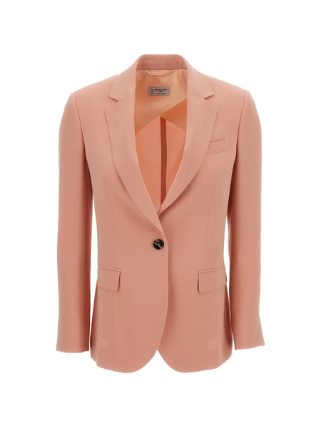  Alberto Biani Button Flap-pocket Jacket - Pink 