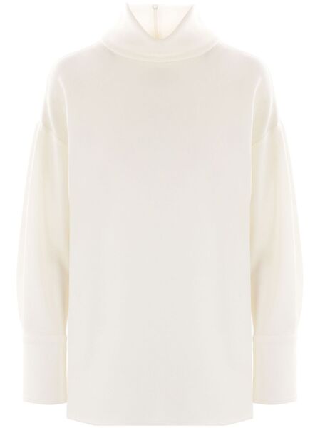  Alberto Biani Crepe Blouse - Neutrals 