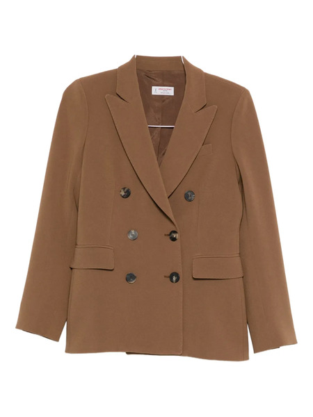  Alberto Biani Double-breasted Blazer - Brown 