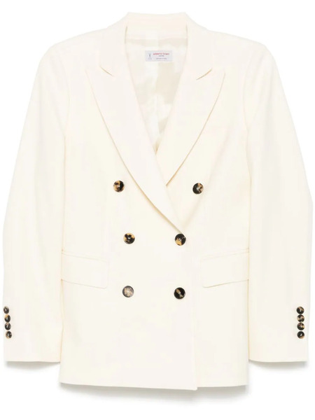  Alberto Biani Double-breasted Blazer - White 