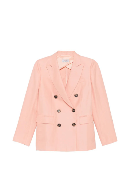  Alberto Biani Double-breasted Buttoned Blazer - Pink 