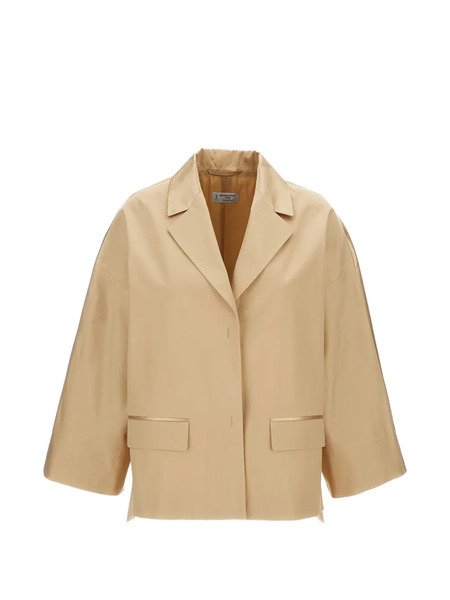  Alberto Biani Dropped-shoulder Notched-lapels Jacket - Neutrals 