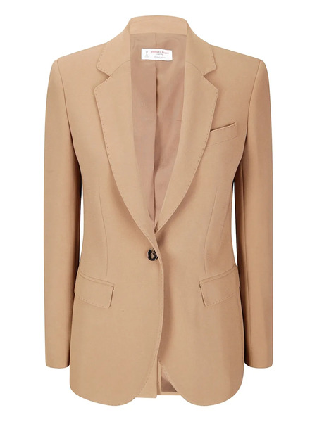  Alberto Biani Single-button Notched-lapel Blazer - Neutrals 