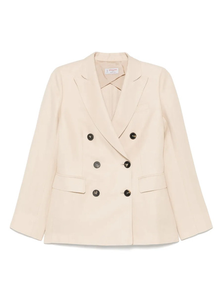  Alberto Biani Slub-texture Blazer - Neutrals 