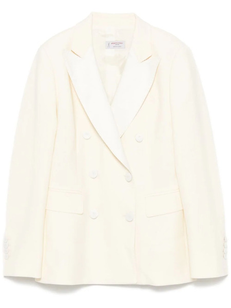  Alberto Biani Textured Blazer - White 