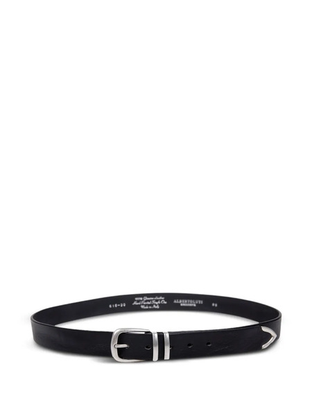  Alberto Luti Leather Belt - Black 