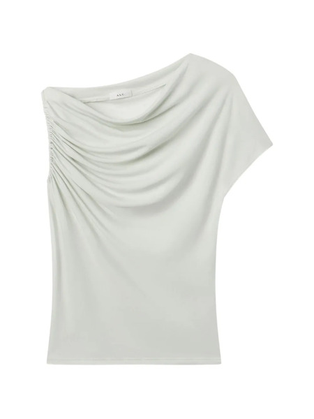 A.l.c. Draped One-shoulder Tee - Green 