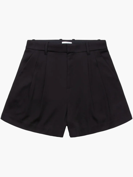  A.l.c. Pleated Shorts - Black 