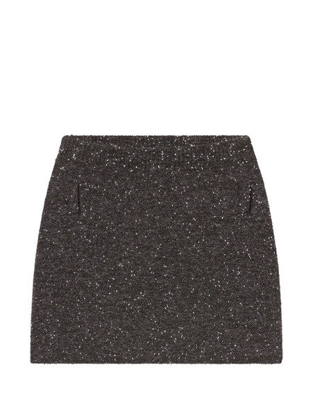  A.l.c. Speckled Mini Skirt - Grey 