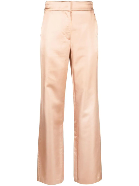  A.l.c. Straight-leg Satin Trousers - Neutrals 