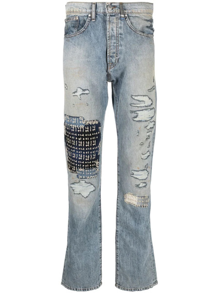  Alchemist Distressed-effect Jeans - Blue 