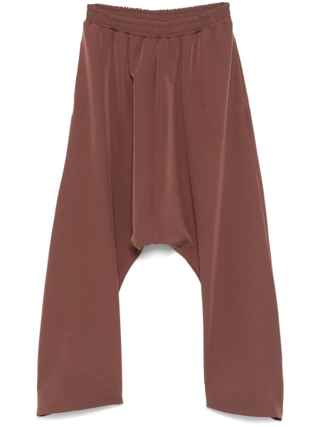  Alchemy Drop-crotch Trousers - Brown 