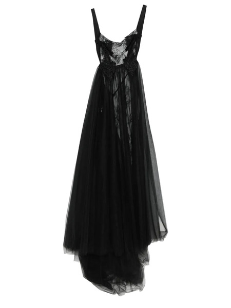  Alchemy Floral-lace Maxi Dress - Black 