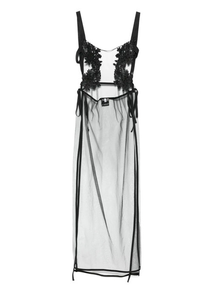  Alchemy Semi-sheer Maxi Dress - Black 