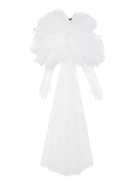  Alchemy Tulle-panels Jacket - White 