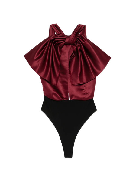  Alchemy X Lia Aram Bow-detail Bodysuit - Red 