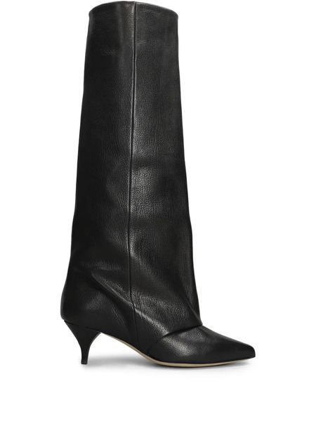  Alchimia Leather Knee-high Boots - Black 
