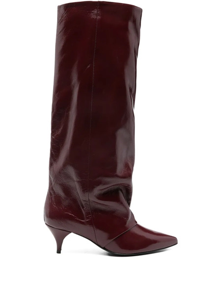  Alchimia 60mm Leather Boots - Red 
