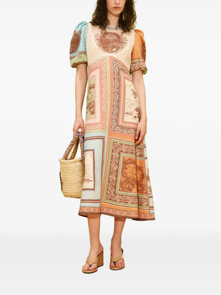  Alemais Alberta Midi Dress - Neutrals 