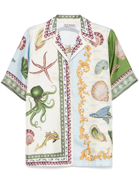  Alemais Bath House Shirt - Neutrals 