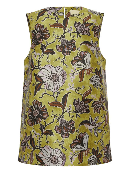  Alemais Citron Sleeveless Top - Green 